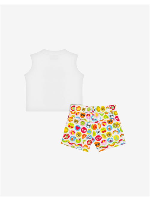 POLO+SHORTS MOSCHINO BABY | MUG00X LLB26/86802